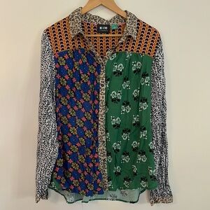 Maeve Multicolor Patchwork Blouse